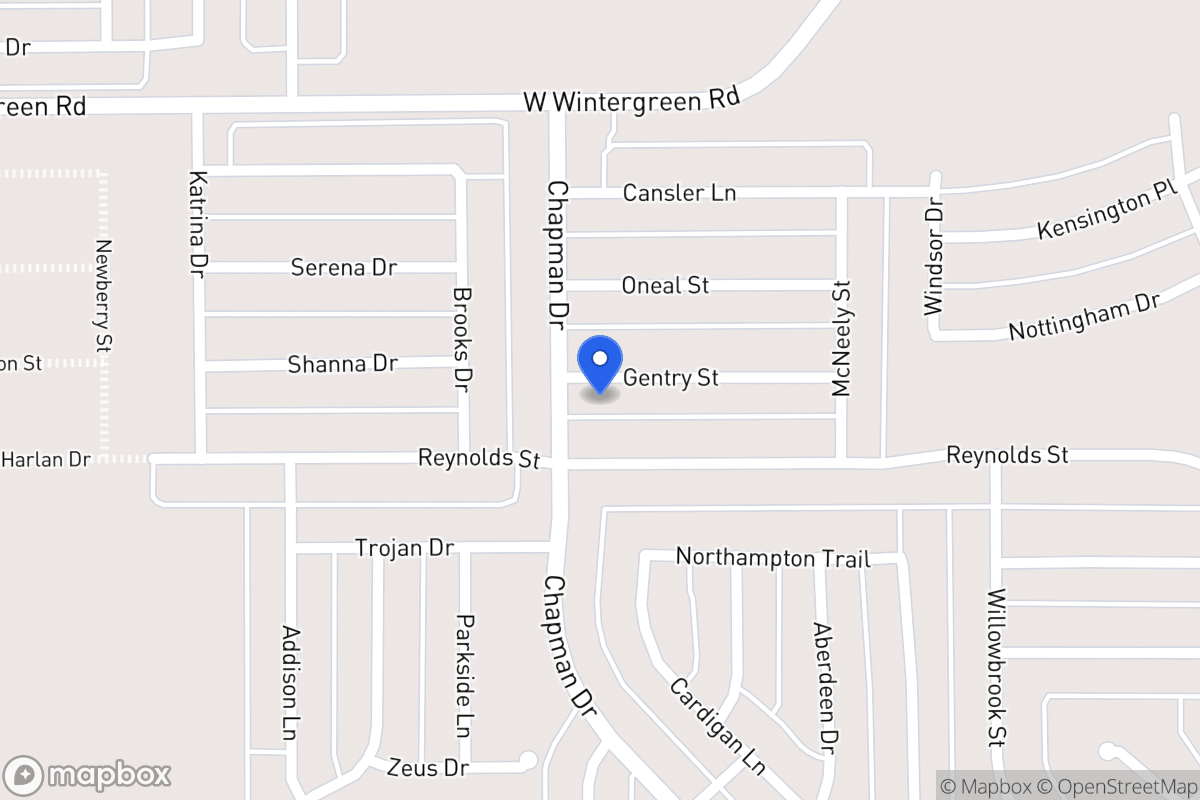 Map of 1764 Gentry St