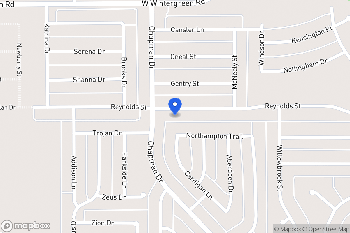 Map of 1754 Reynolds St