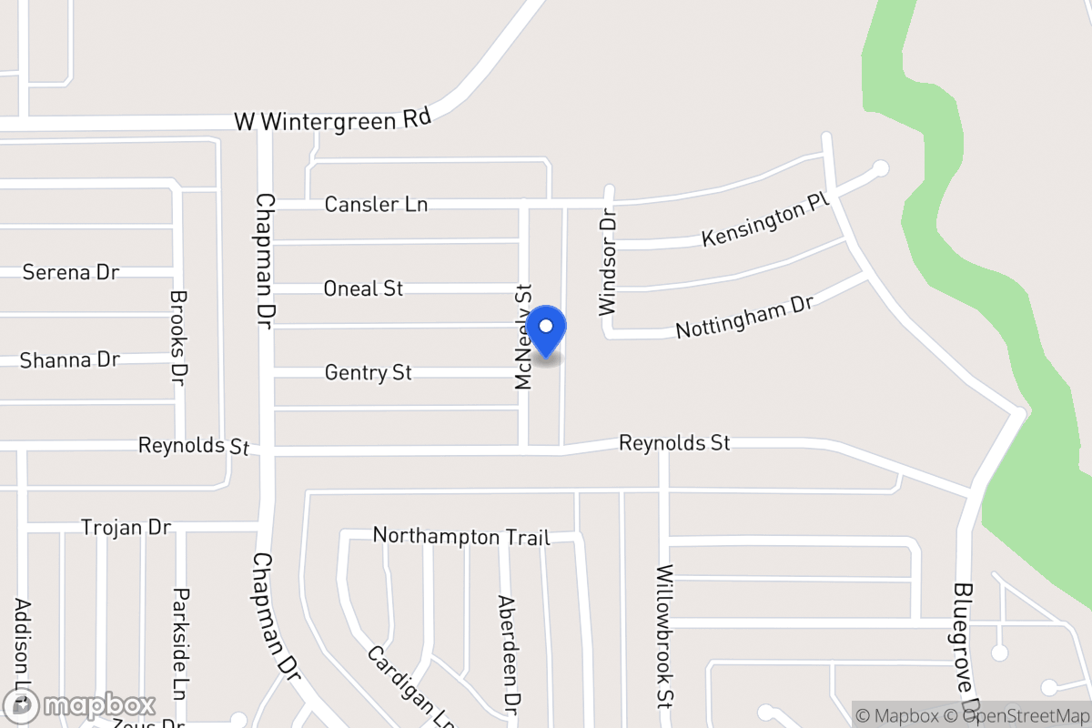 Map of 1820 Mcneely St