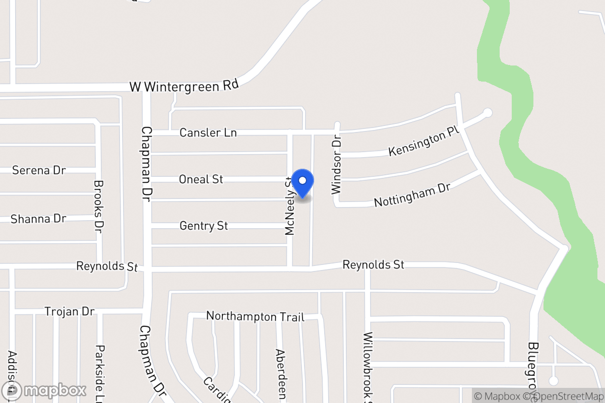 Map of 1828 Mcneely St