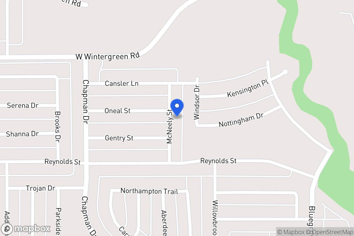 Map of 1832 Mcneely St