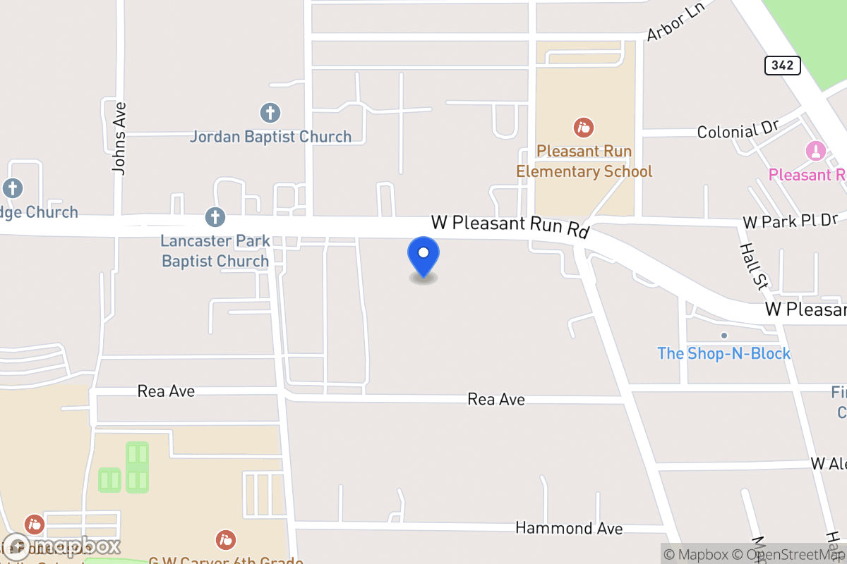 Map of 620 W Pleasant Run Rd