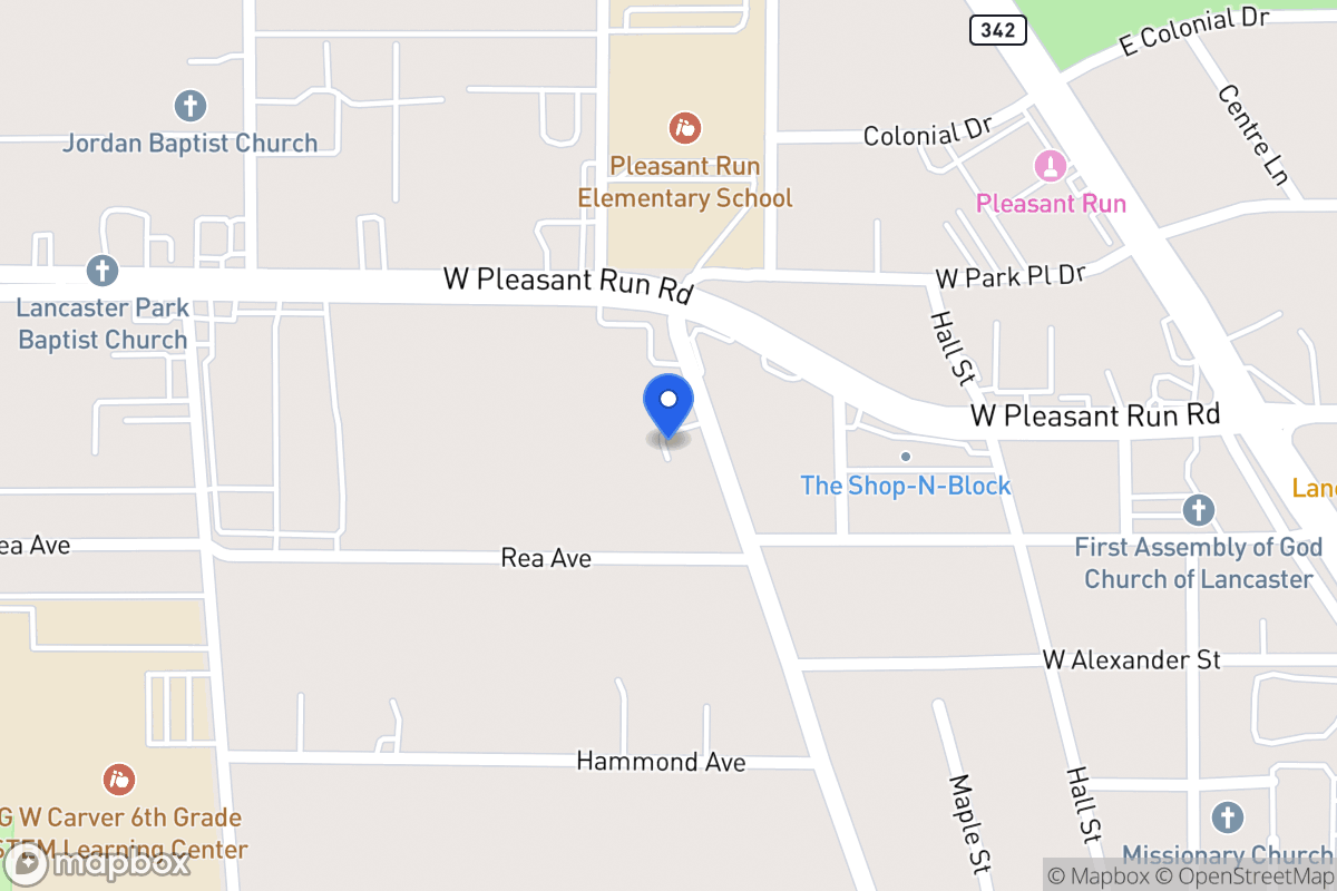 Map of 1201 N Elm St