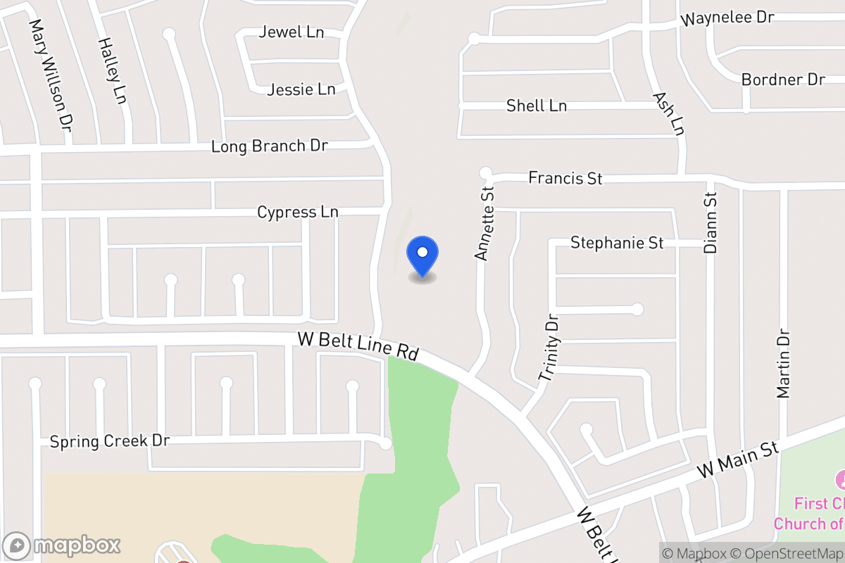 Map of 1115 Beltline Rd