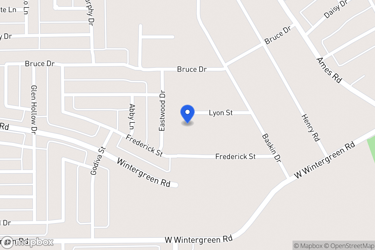 Map of 1664 Lyon St