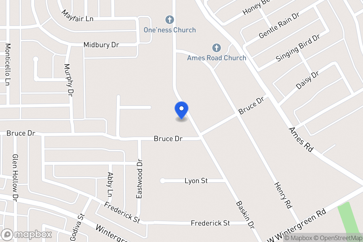 Map of 3021 Baskin Dr