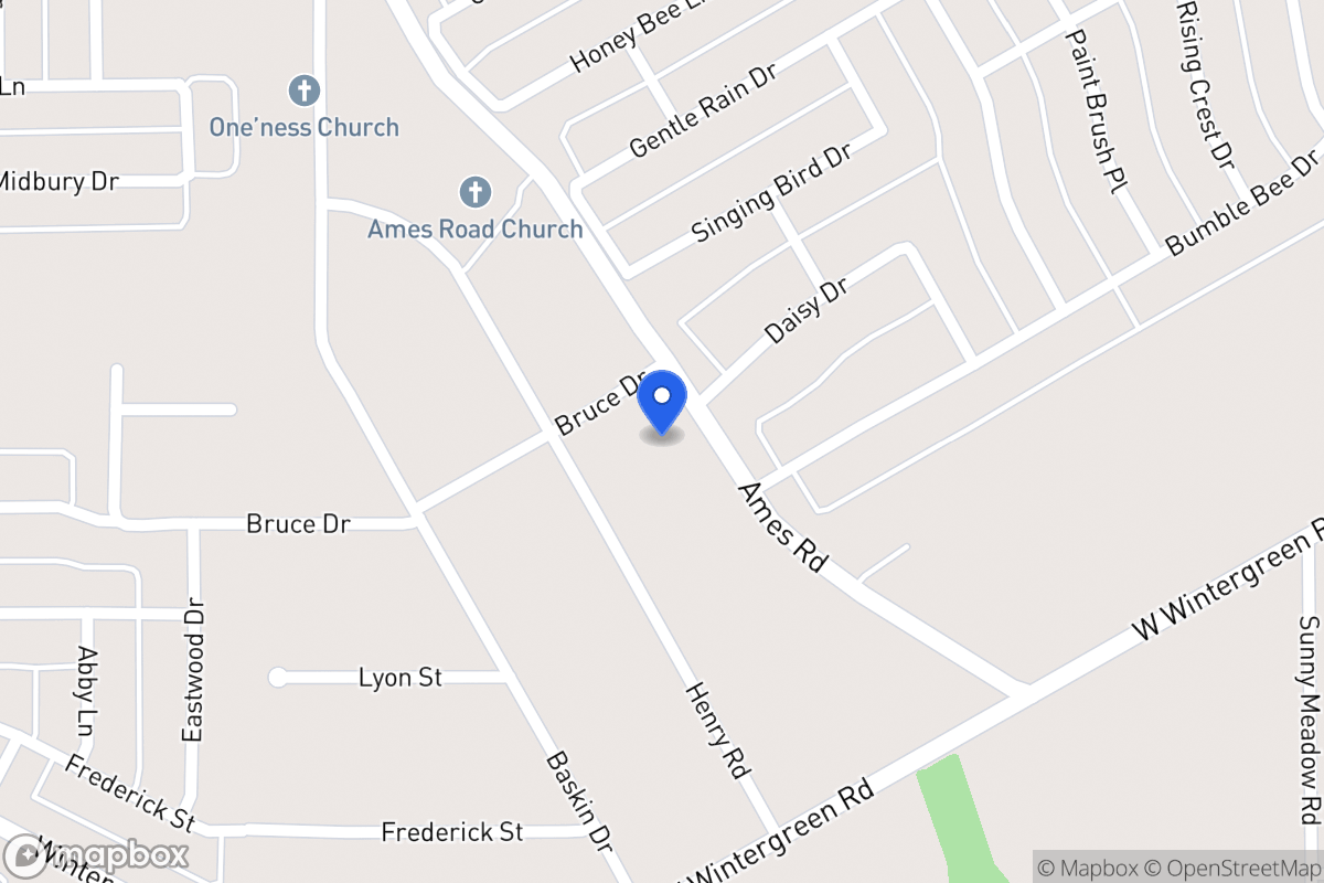 Map of 2915 Ames Rd