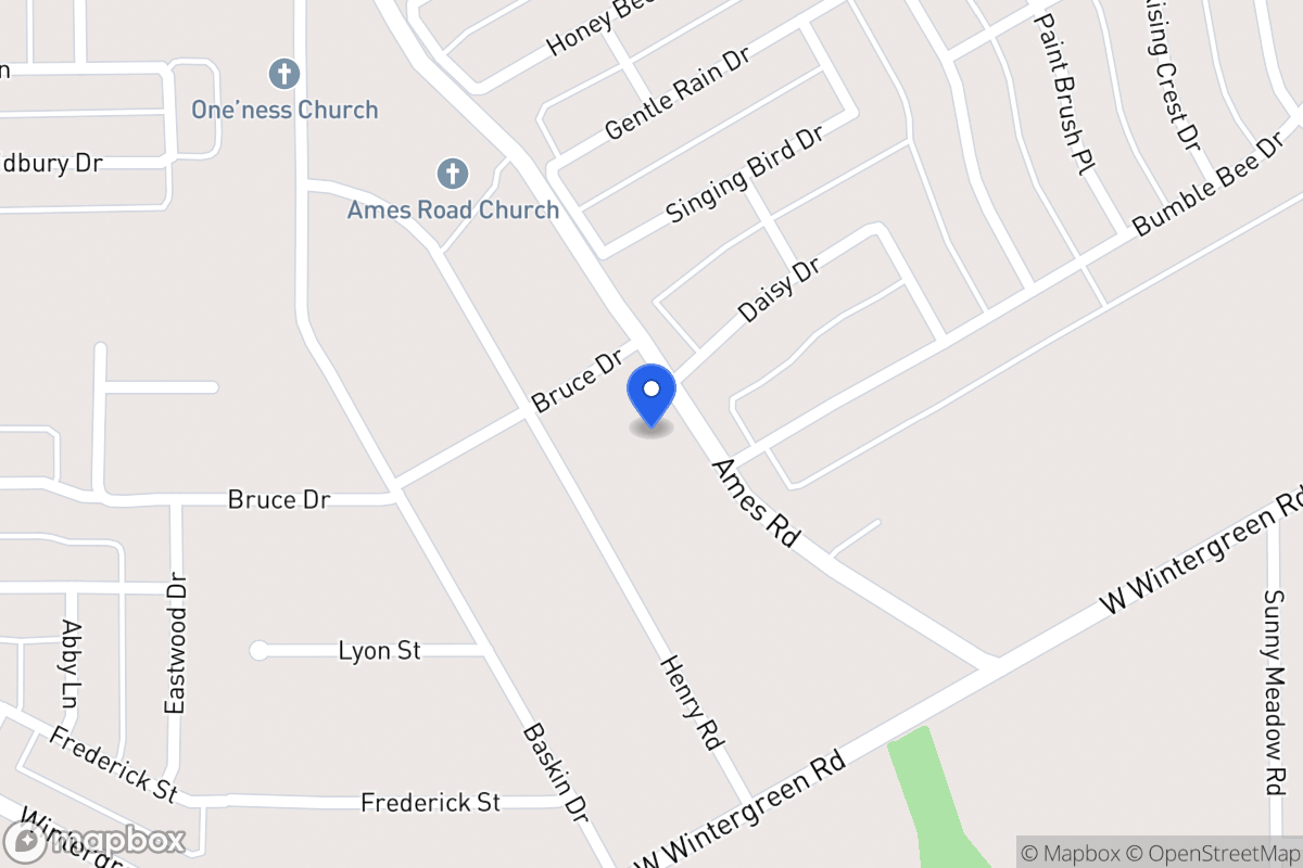 Map of 2911 Ames Rd