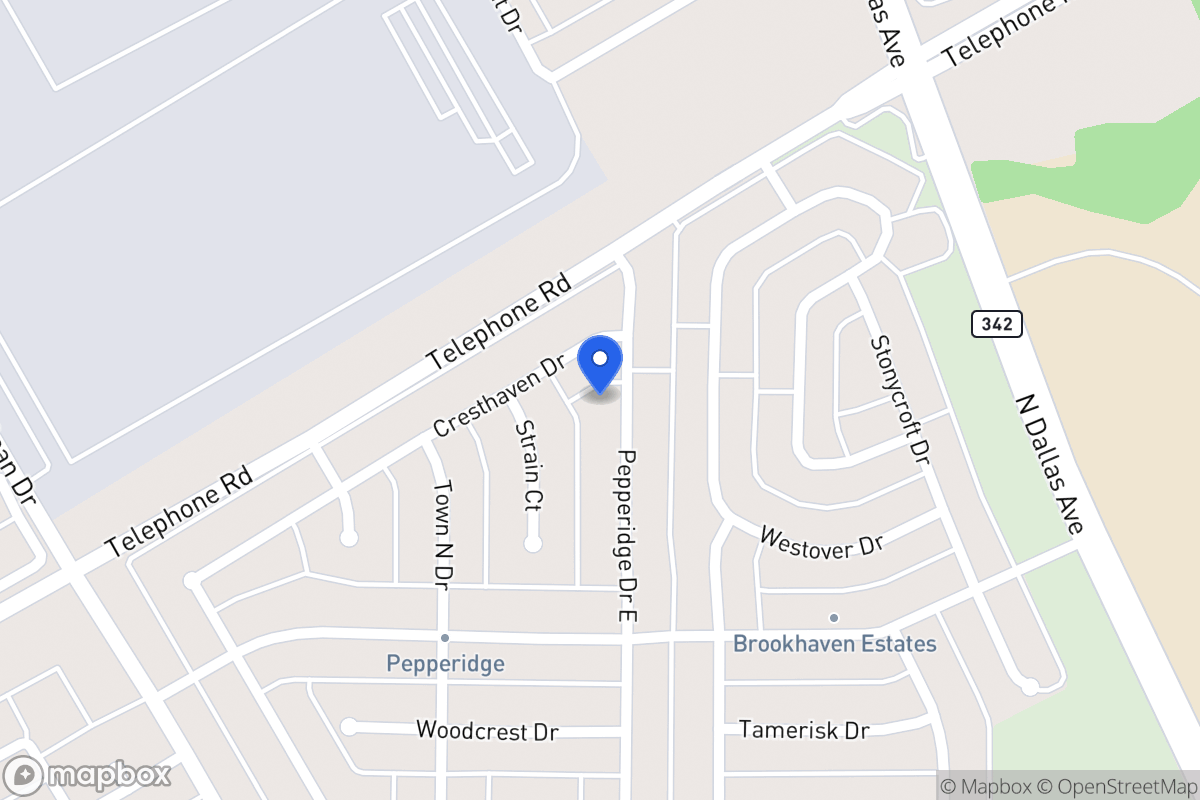 Map of 2947 Pepperidge Dr