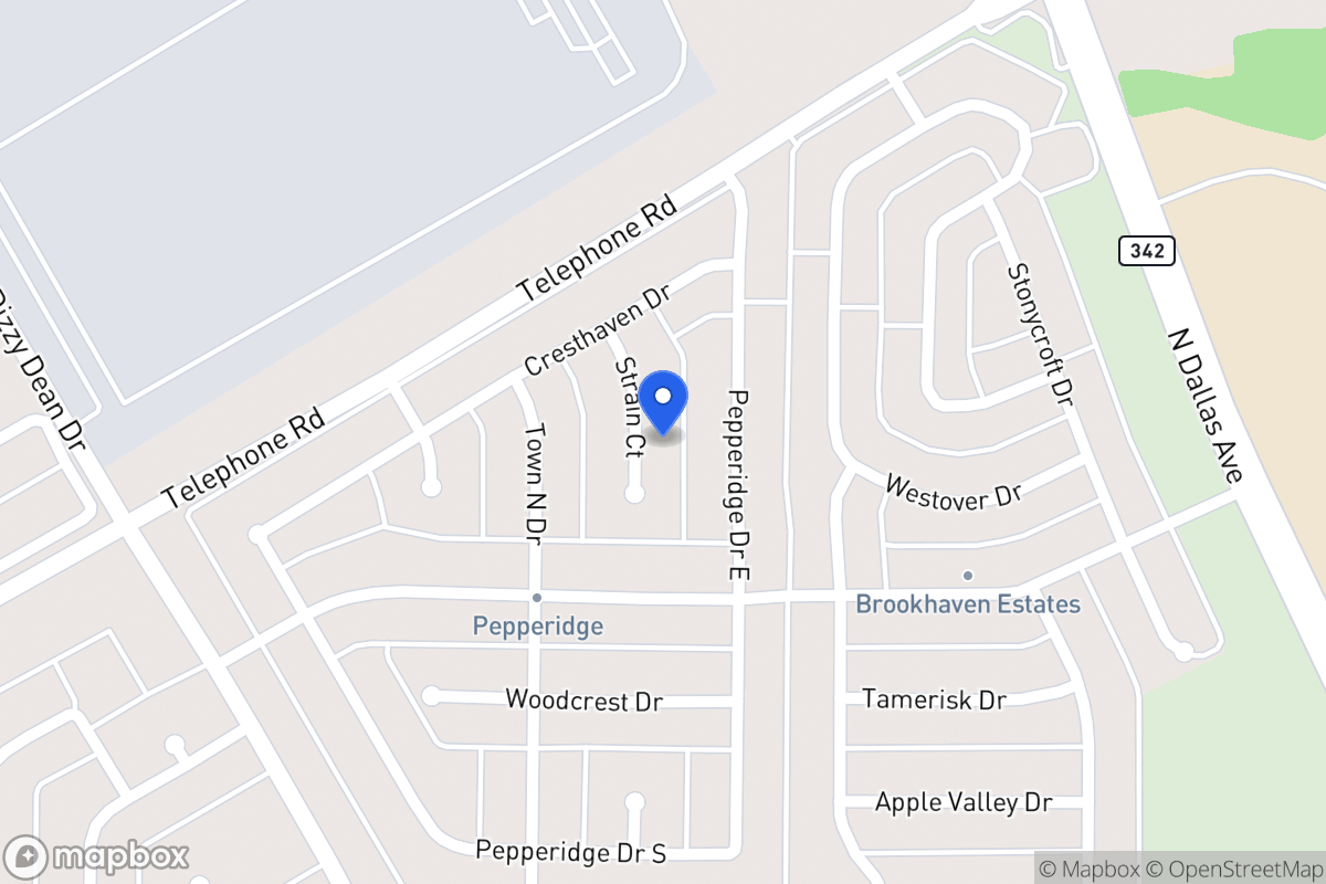 Map of 2926 Strain Ct
