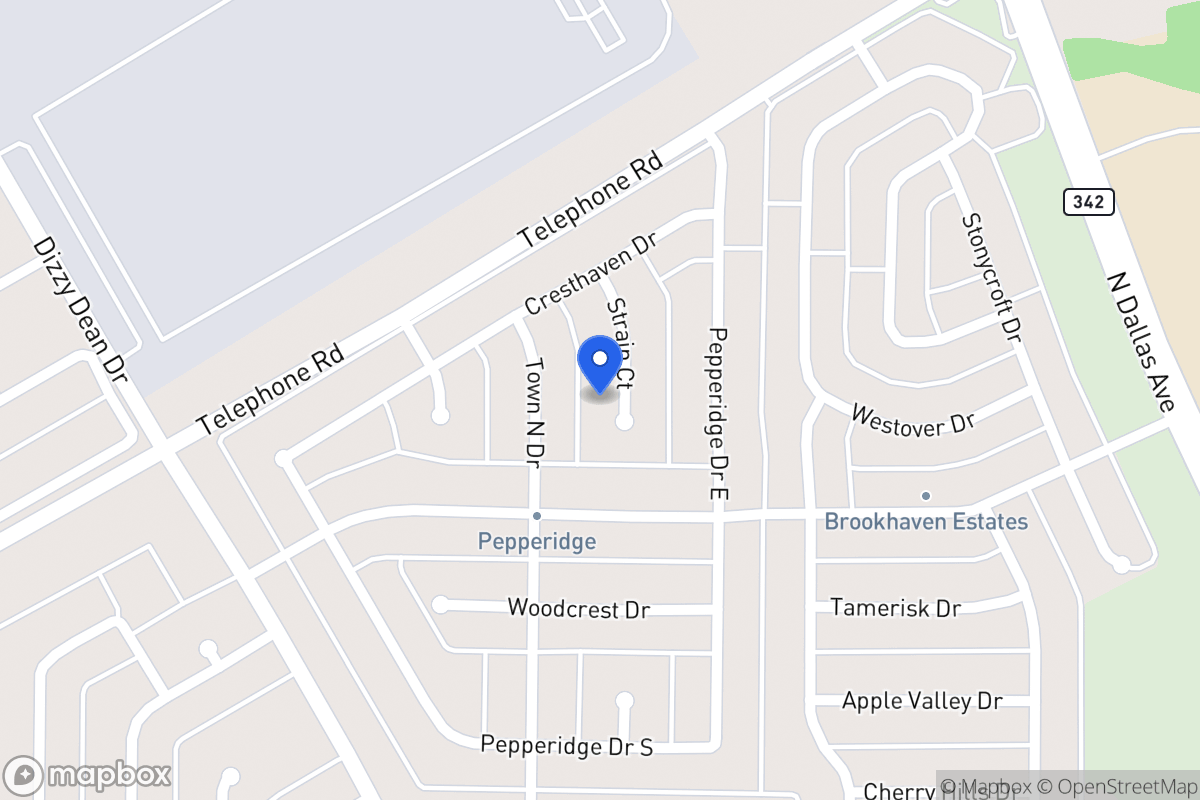 Map of 2923 Strain Ct