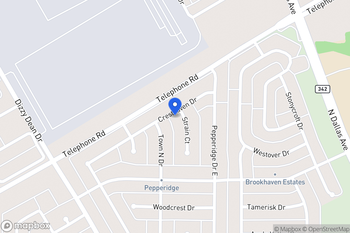 Map of 2941 Strain Ct