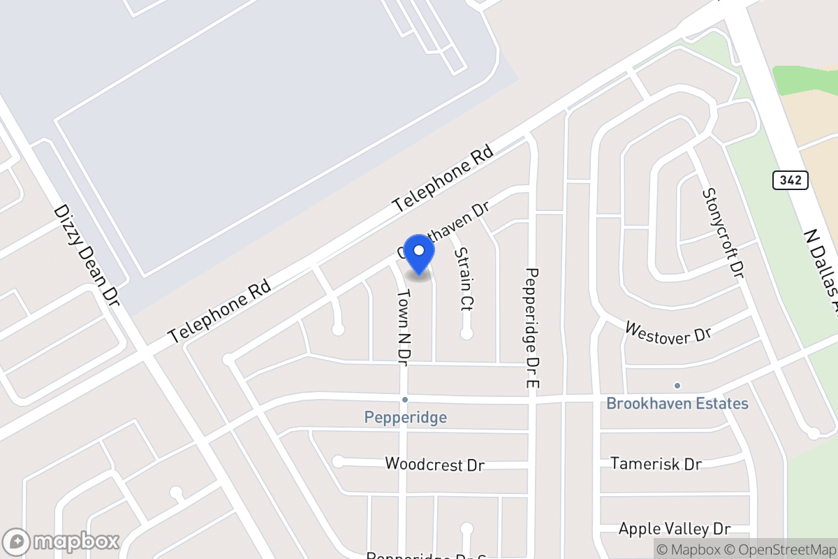 Map of 2930 Town North Dr