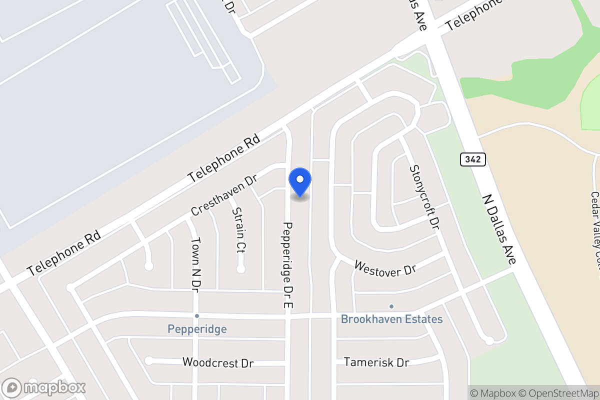 Map of 2946 E Pepperidge Dr