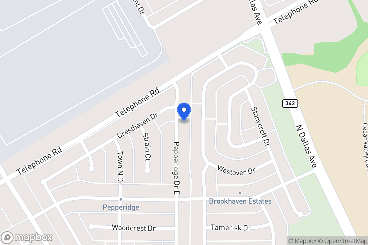 Map of 2950 Pepperidge Dr