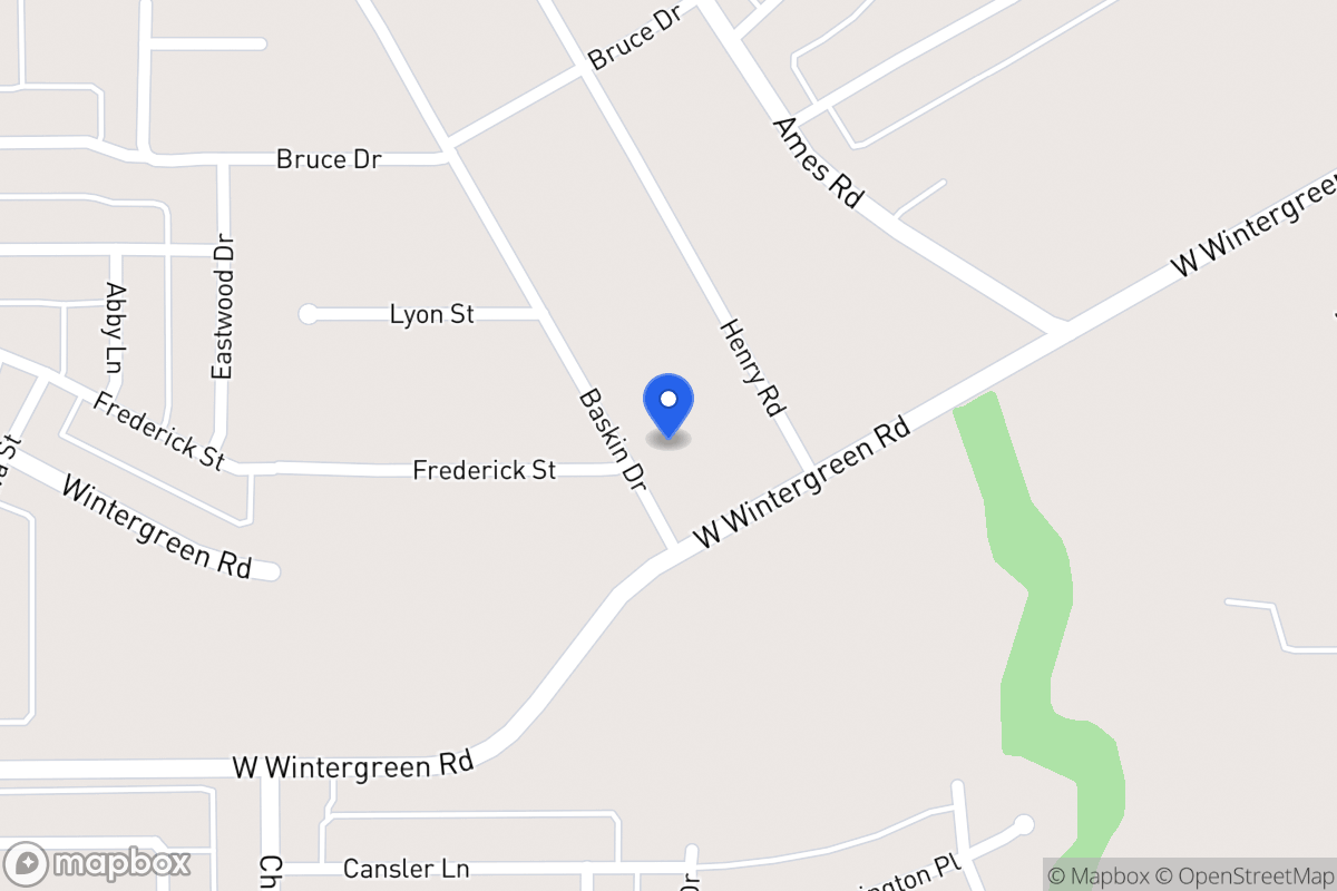 Map of 2806 Baskin Dr