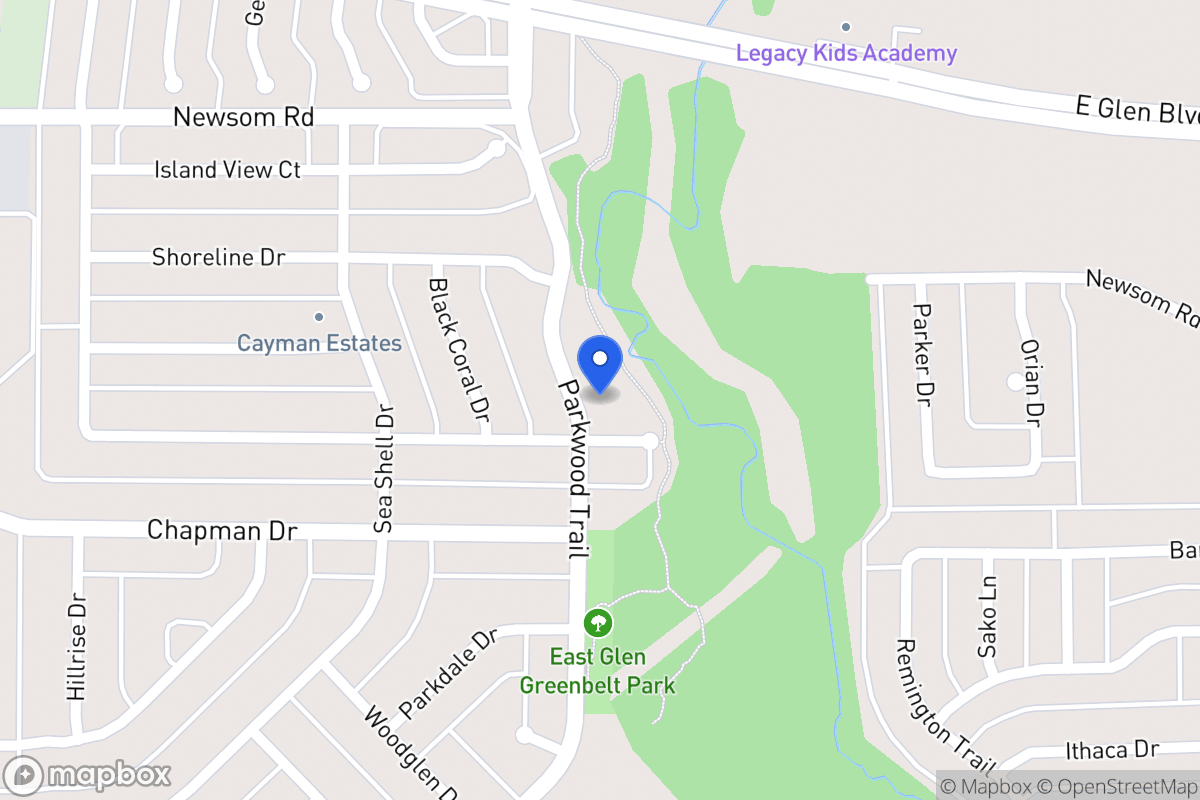 Map of 716 Parkwood Trl