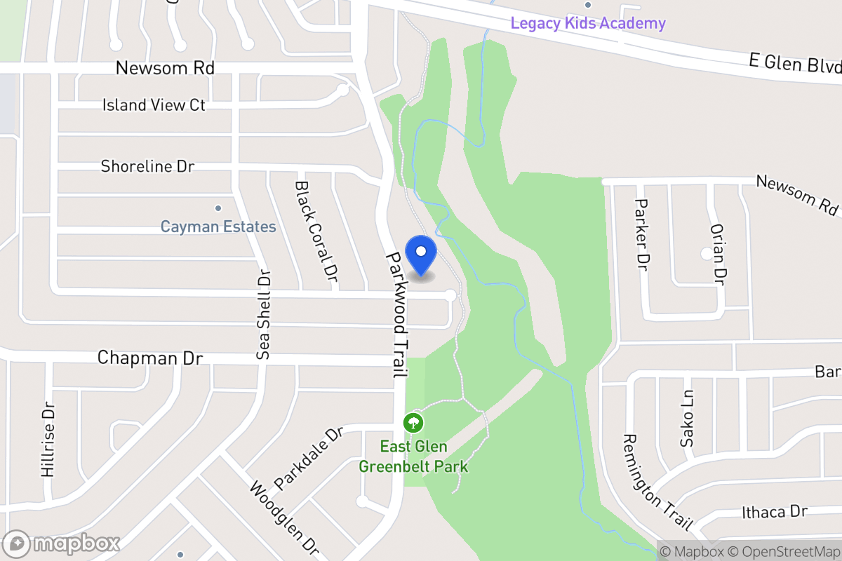 Map of 720 Parkwood Trl