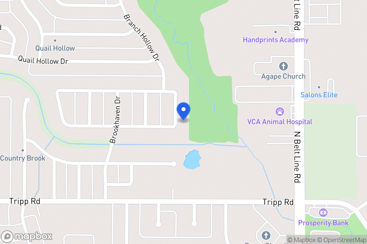 Map of 2505 Cottonwood Dr