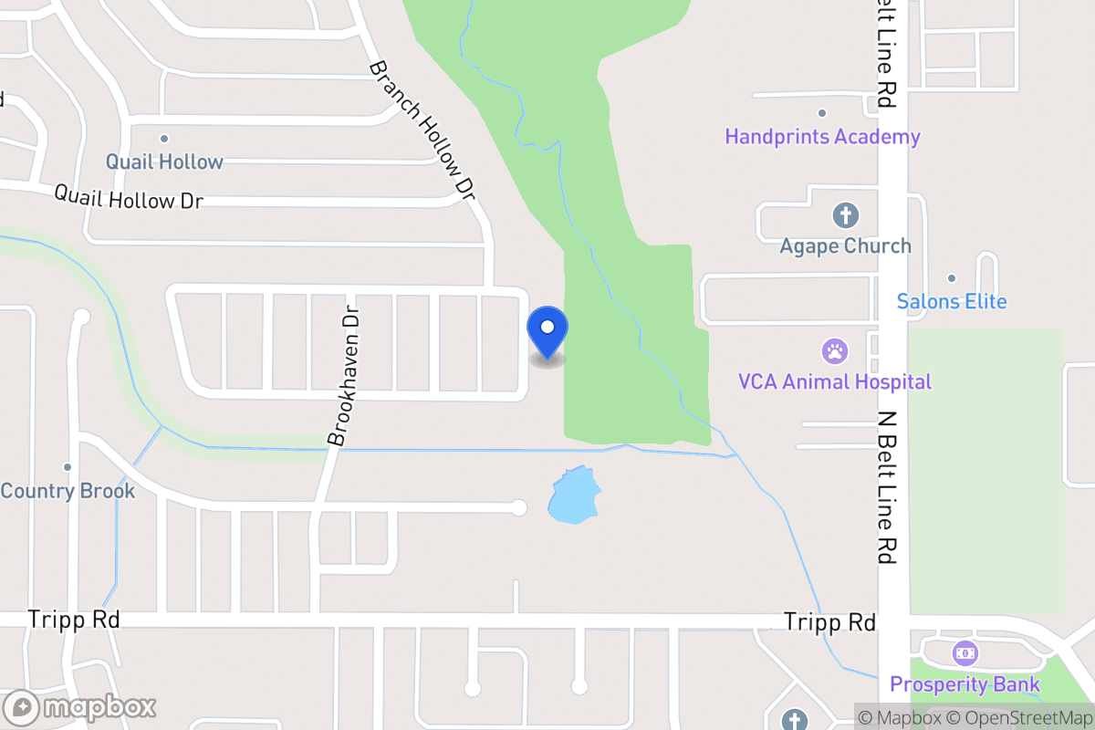 Map of 2509 Cottonwood Dr