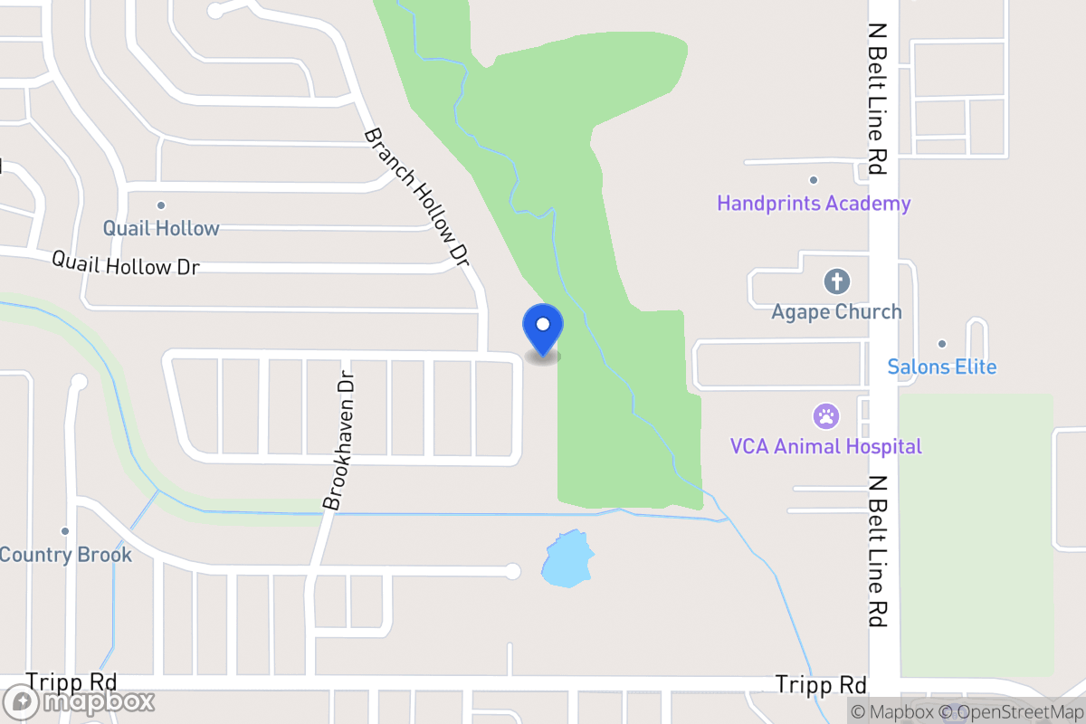 Map of 2525 Cottonwood Dr
