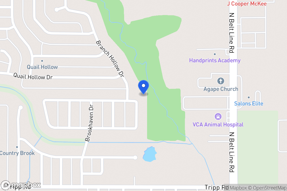 Map of 2529 Cottonwood Dr