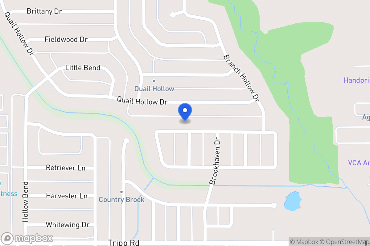 Map of 501 Hunters Creek Dr
