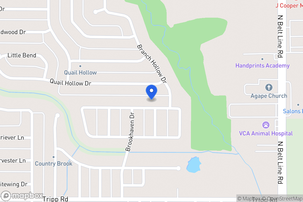 Map of 321 Hunters Creek Dr