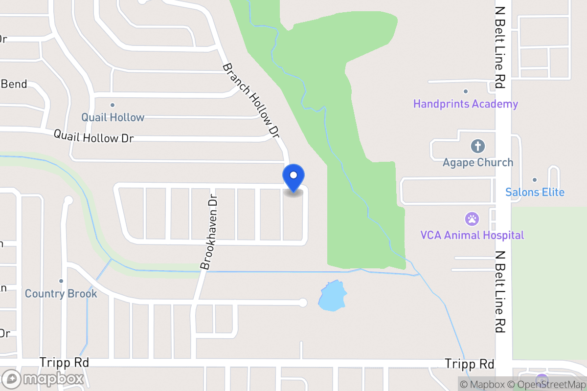 Map of 2516 Cottonwood Dr
