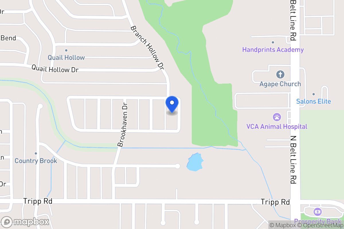 Map of 2508 Cottonwood Dr
