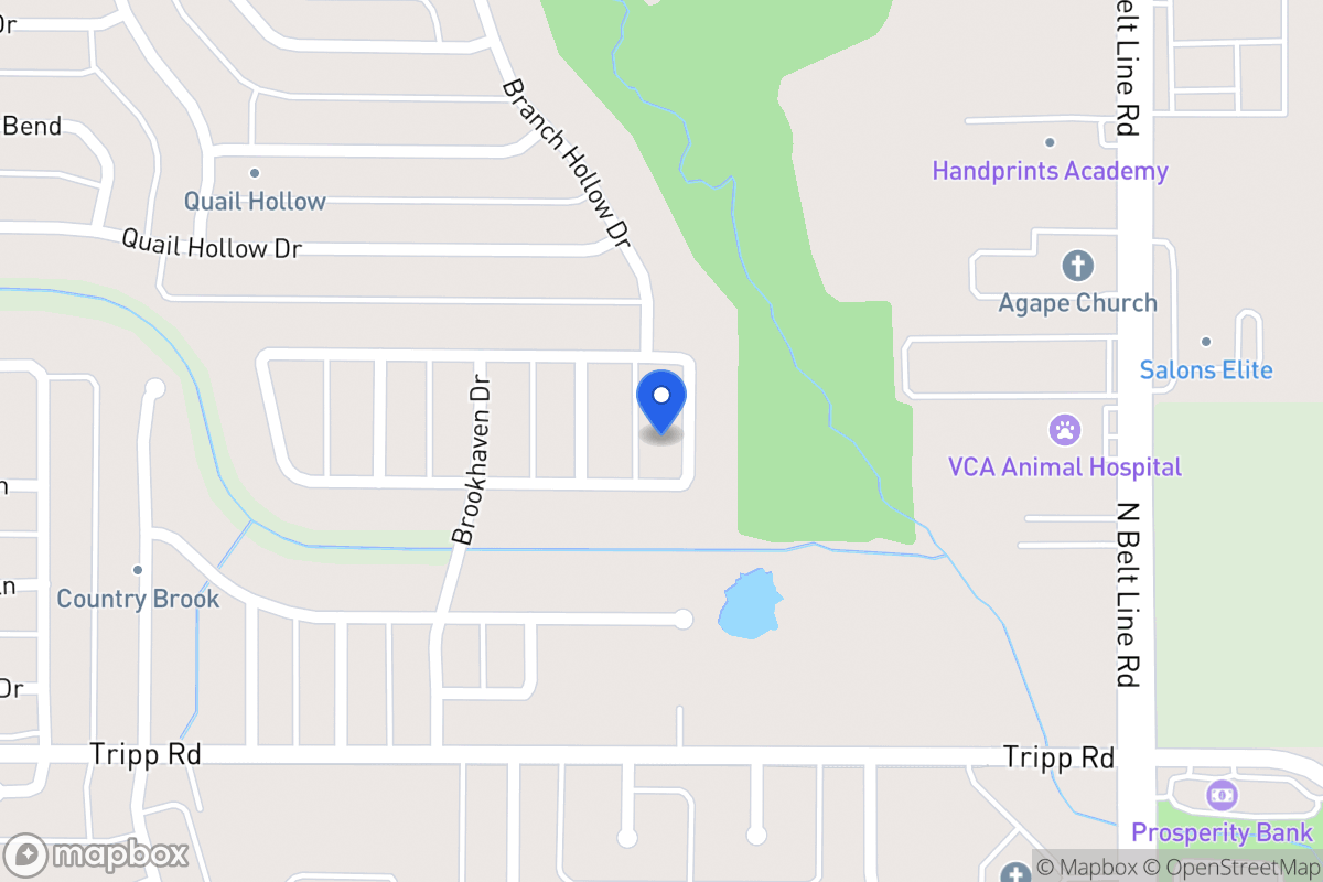 Map of 2504 Cottonwood Dr