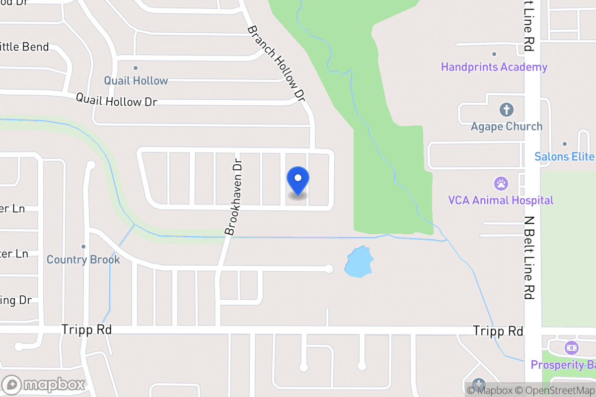Map of 2503 Glen Meadows Dr