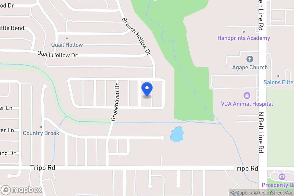 Map of 2507 Glen Meadows Dr