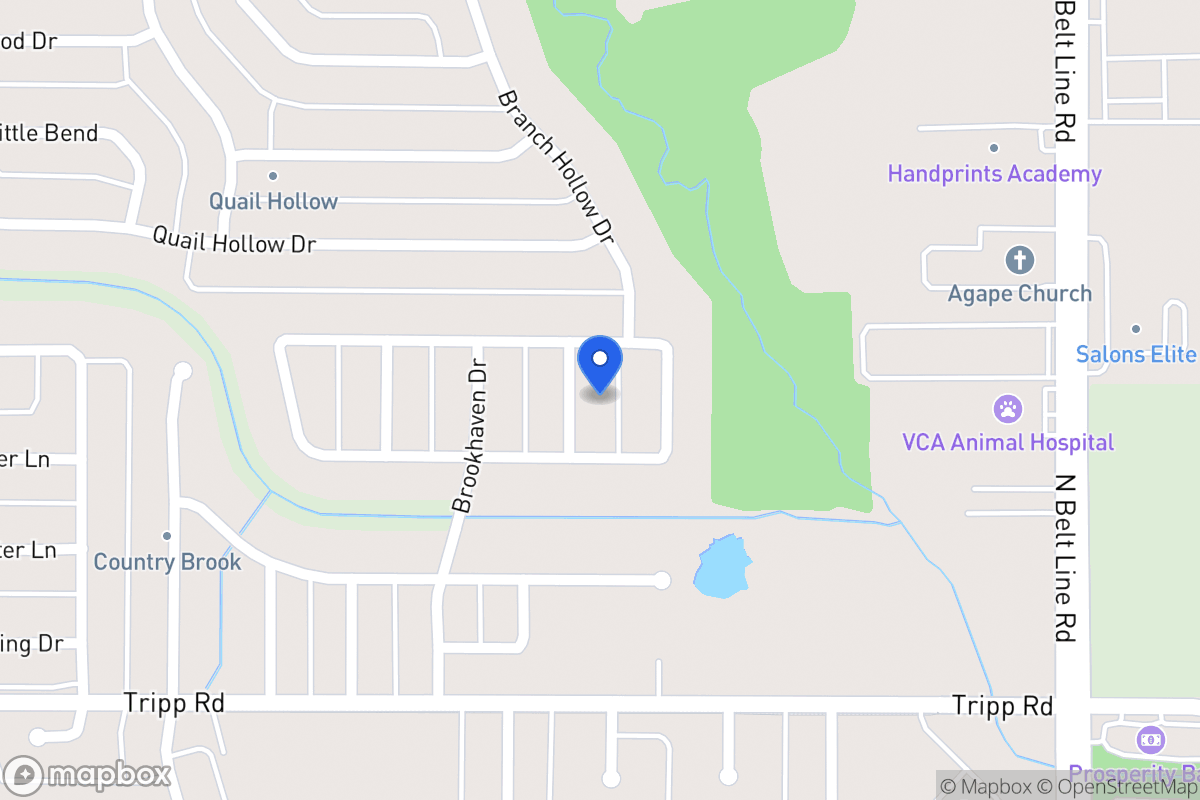 Map of 2511 Glen Meadows Dr