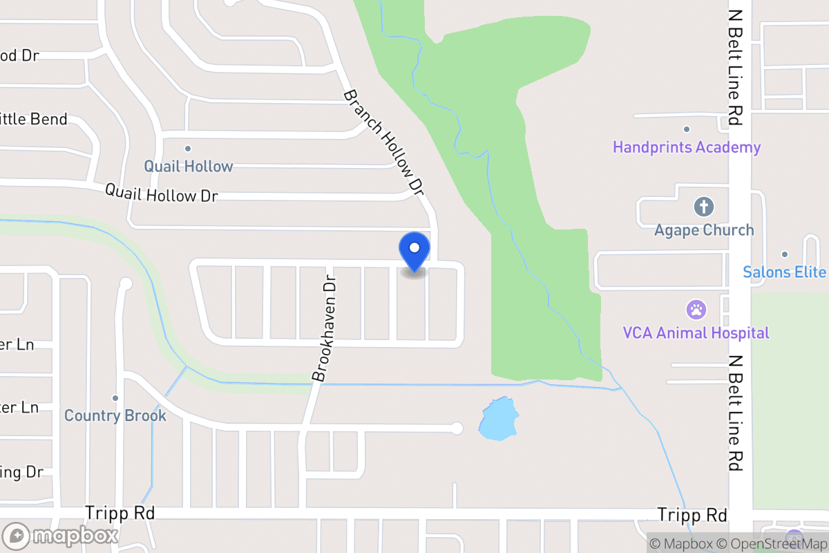 Map of 2519 Glen Meadows Dr