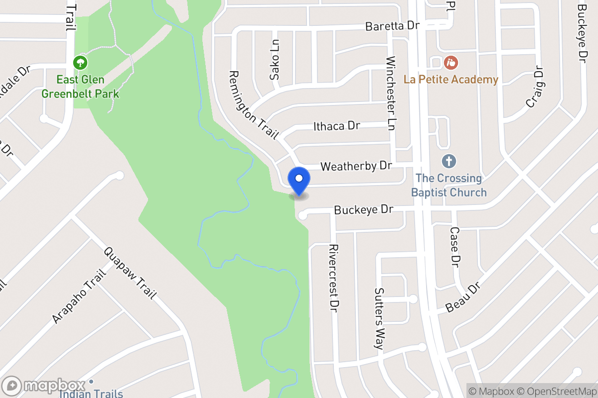 Map of 2301 Buckeye Dr