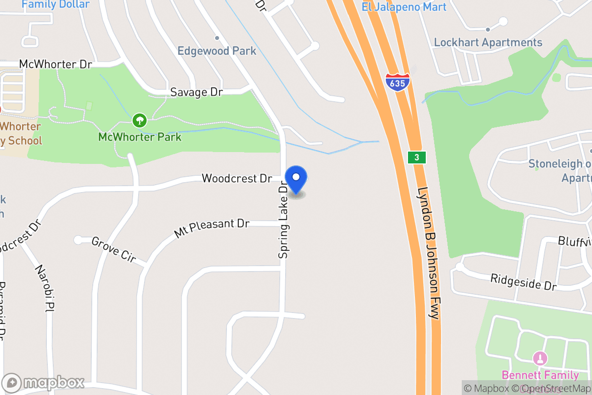 Map of 1804 Spring Lake Dr
