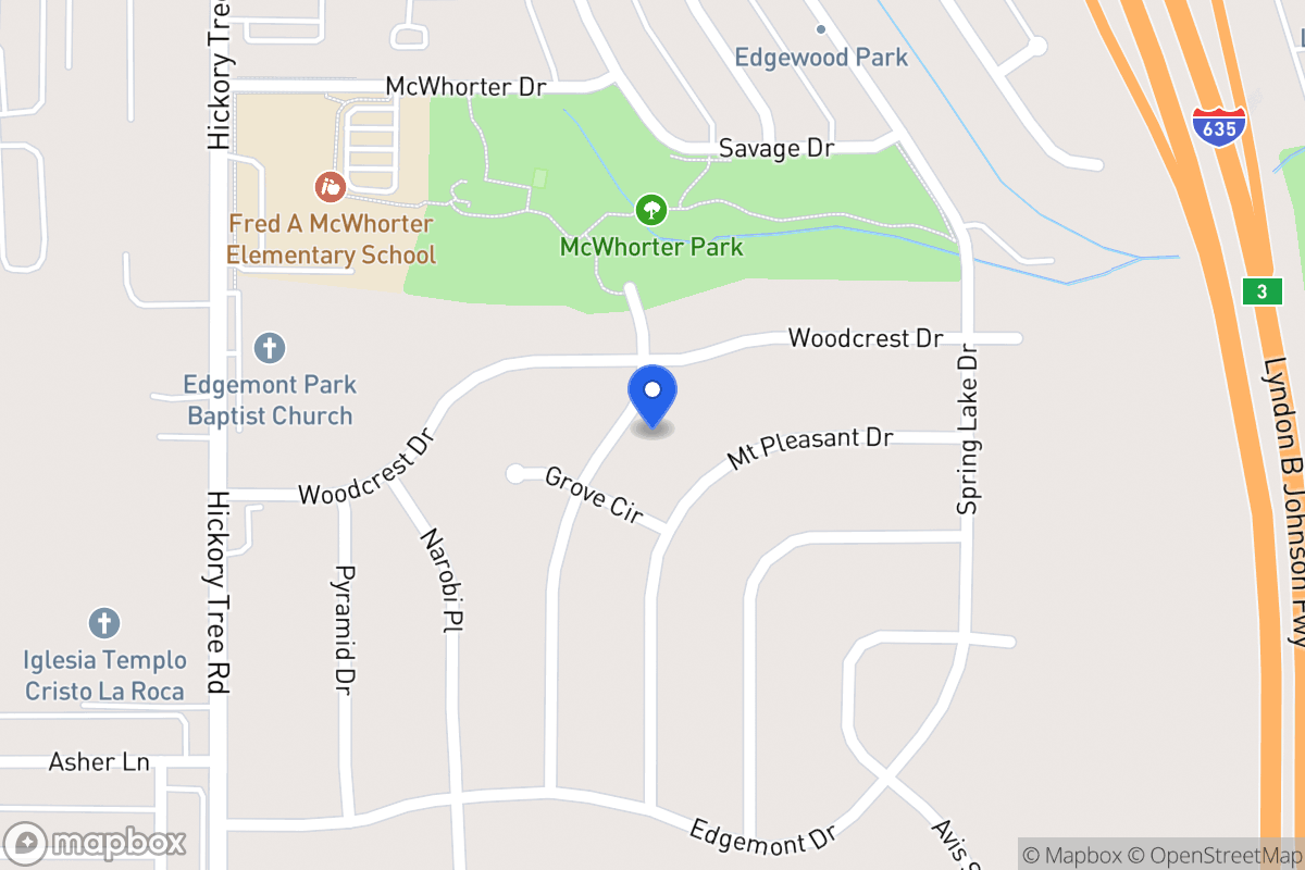 Map of 1808 Sycamore Dr