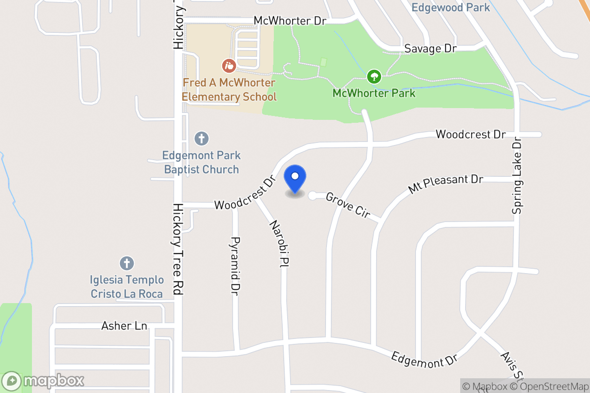 Map of 1829 Grove Cir