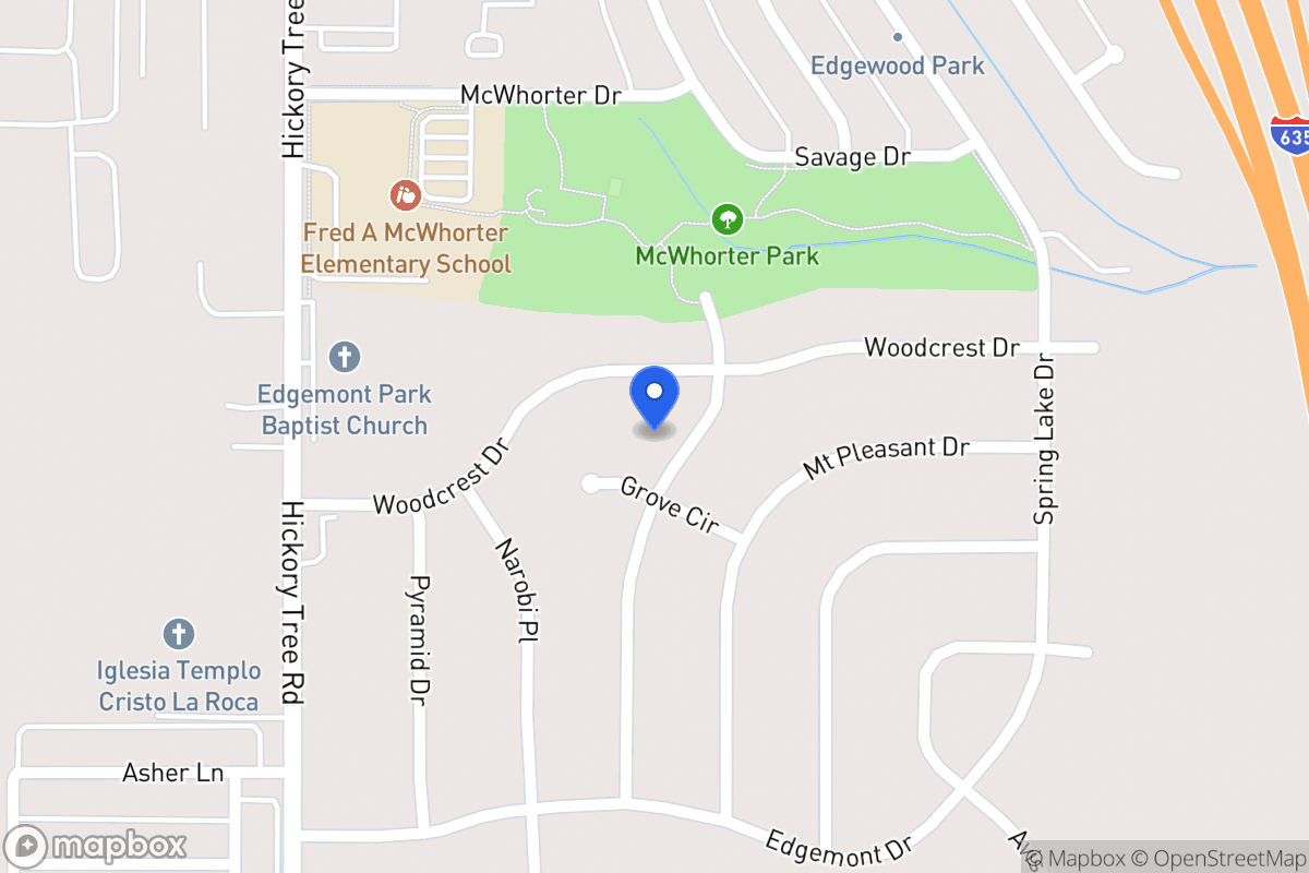Map of 1813 Sycamore Dr