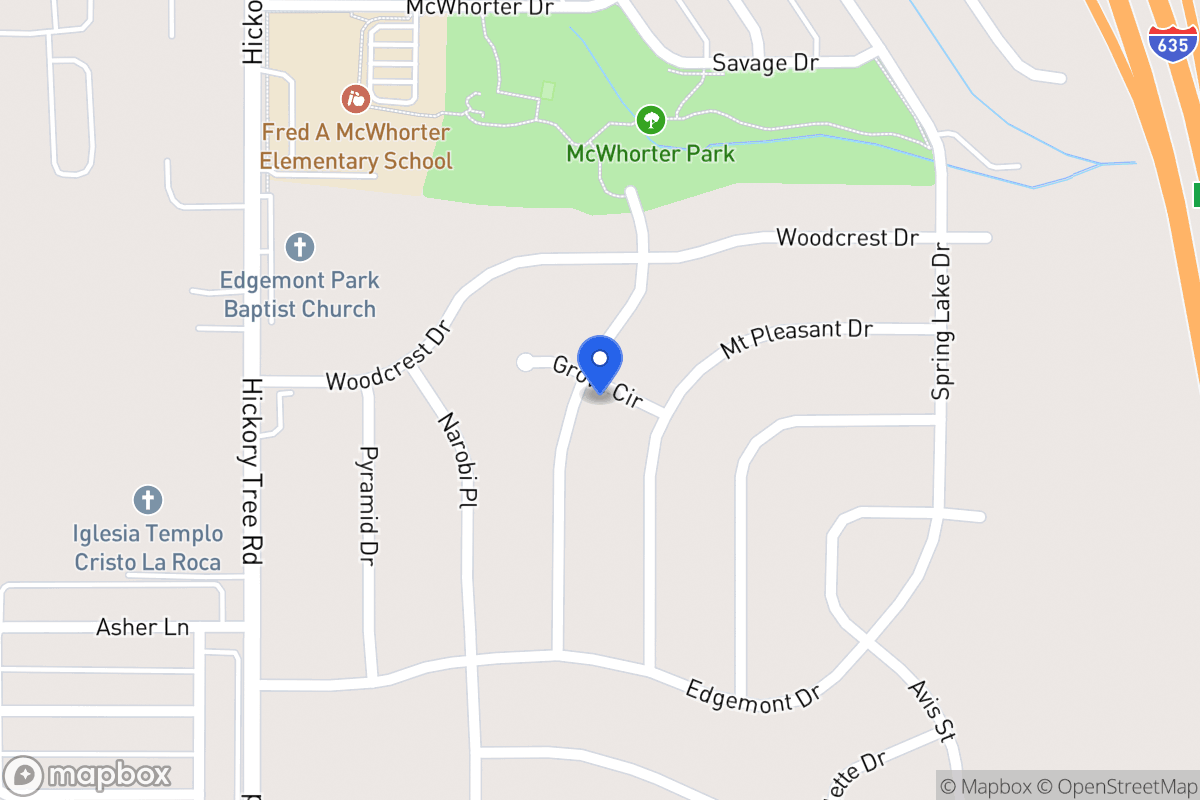 Map of 1900 Sycamore Dr