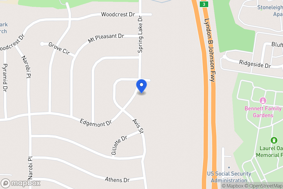 Map of 2008 Spring Lake Dr