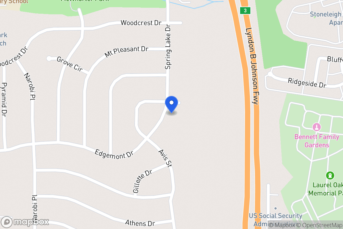 Map of 2004 Spring Lake Dr