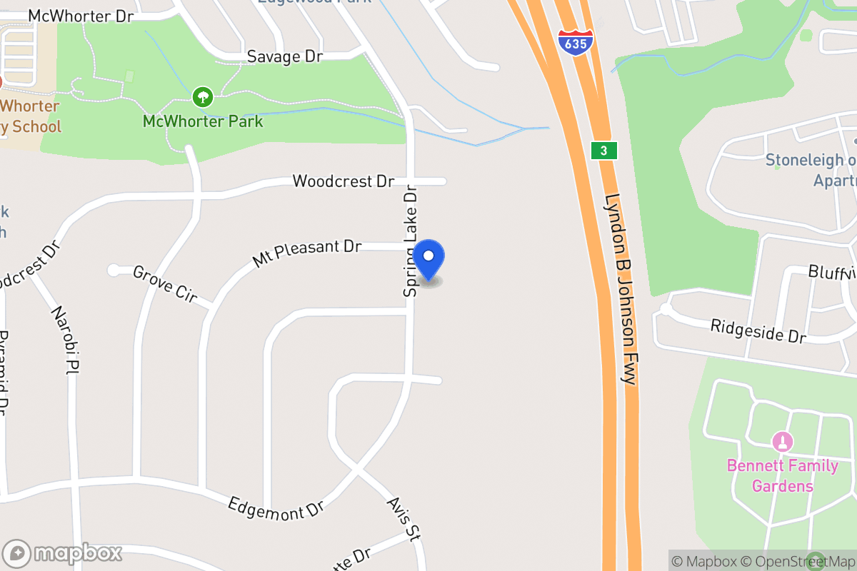 Map of 1900 Spring Lake Dr