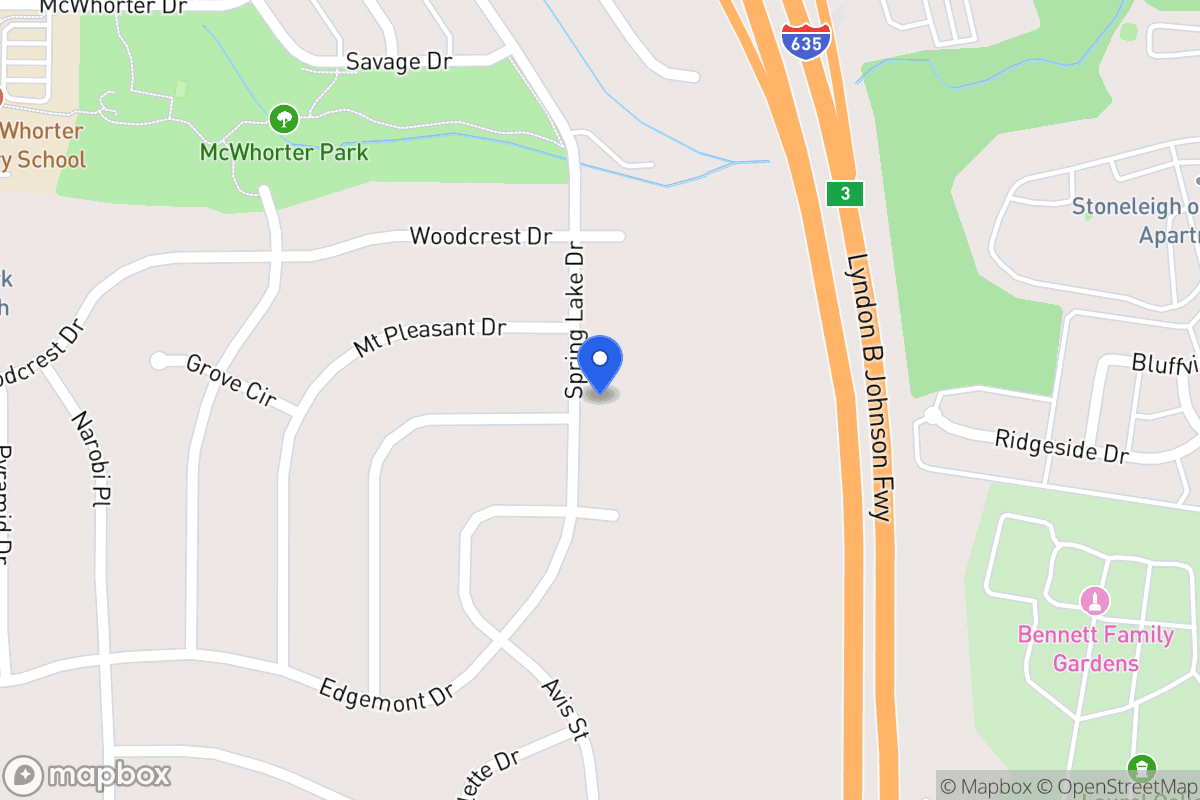 Map of 1904 Spring Lake Dr
