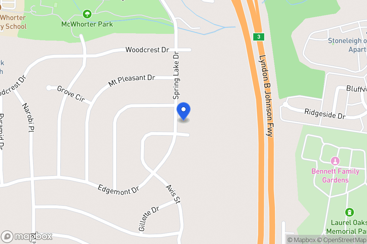 Map of 1920 Spring Lake Dr