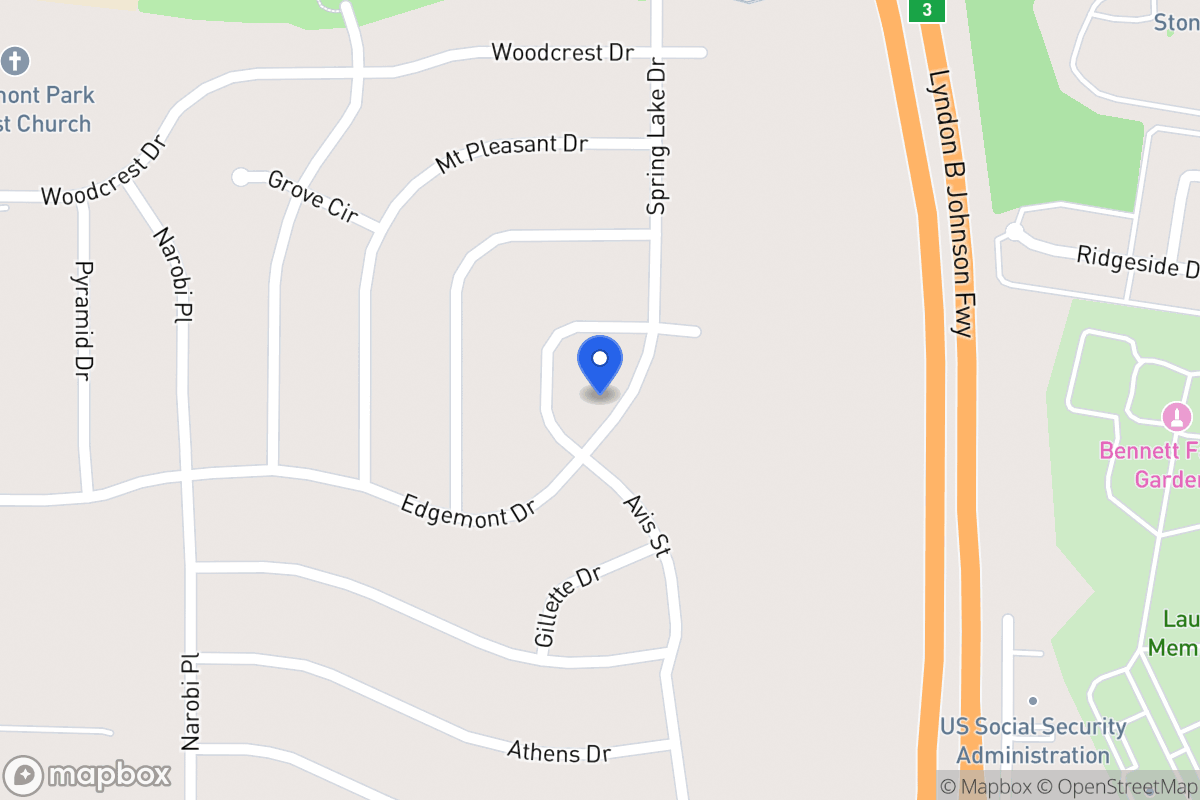 Map of 2017 Spring Lake Dr