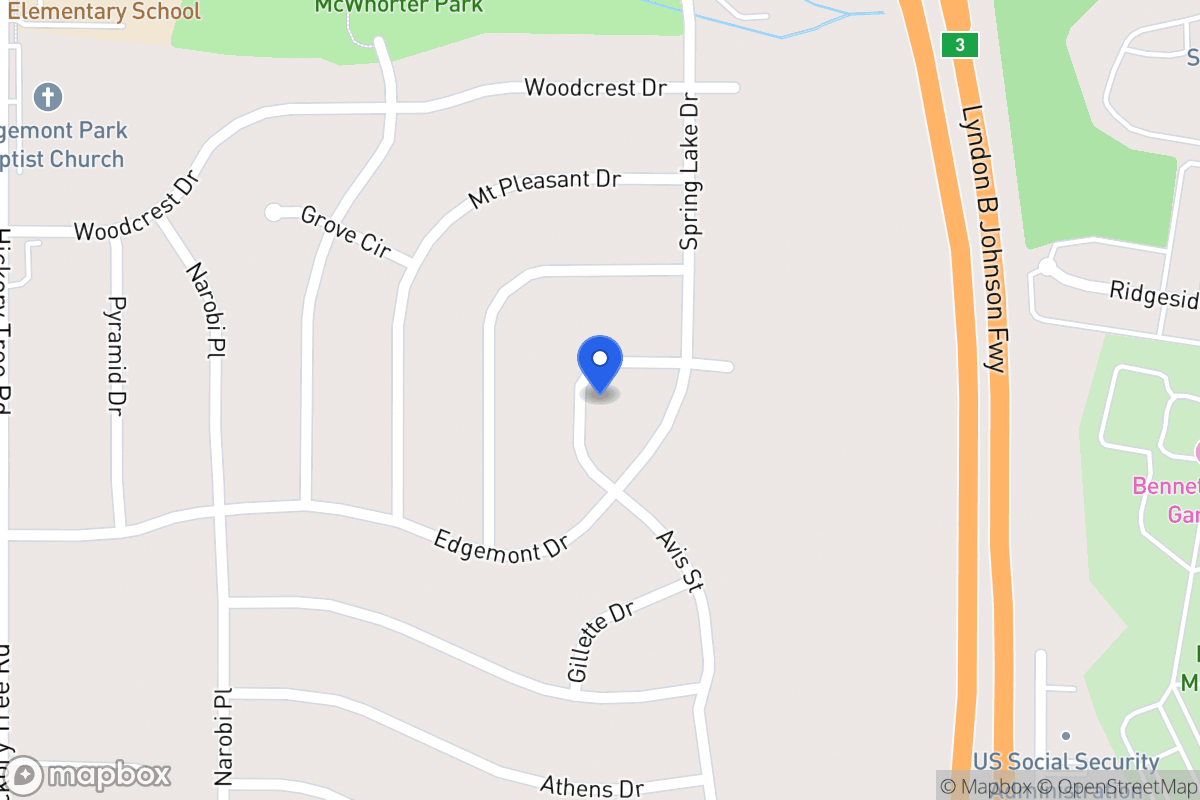 Map of 2020 Avis Cir
