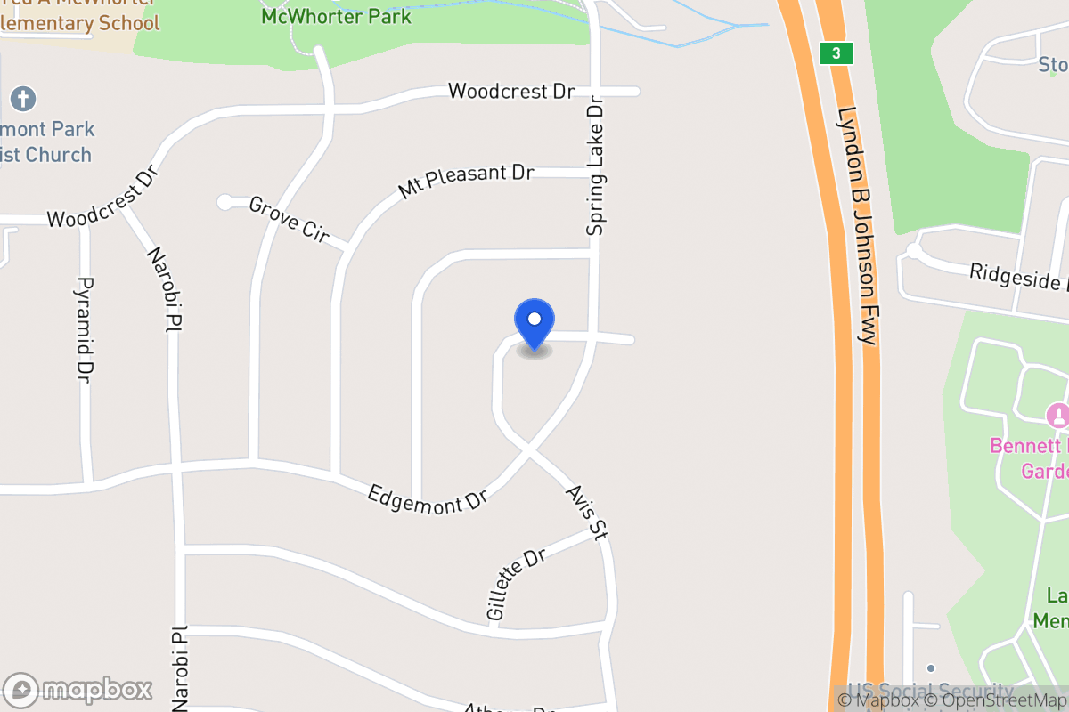 Map of 2012 Avis Cir