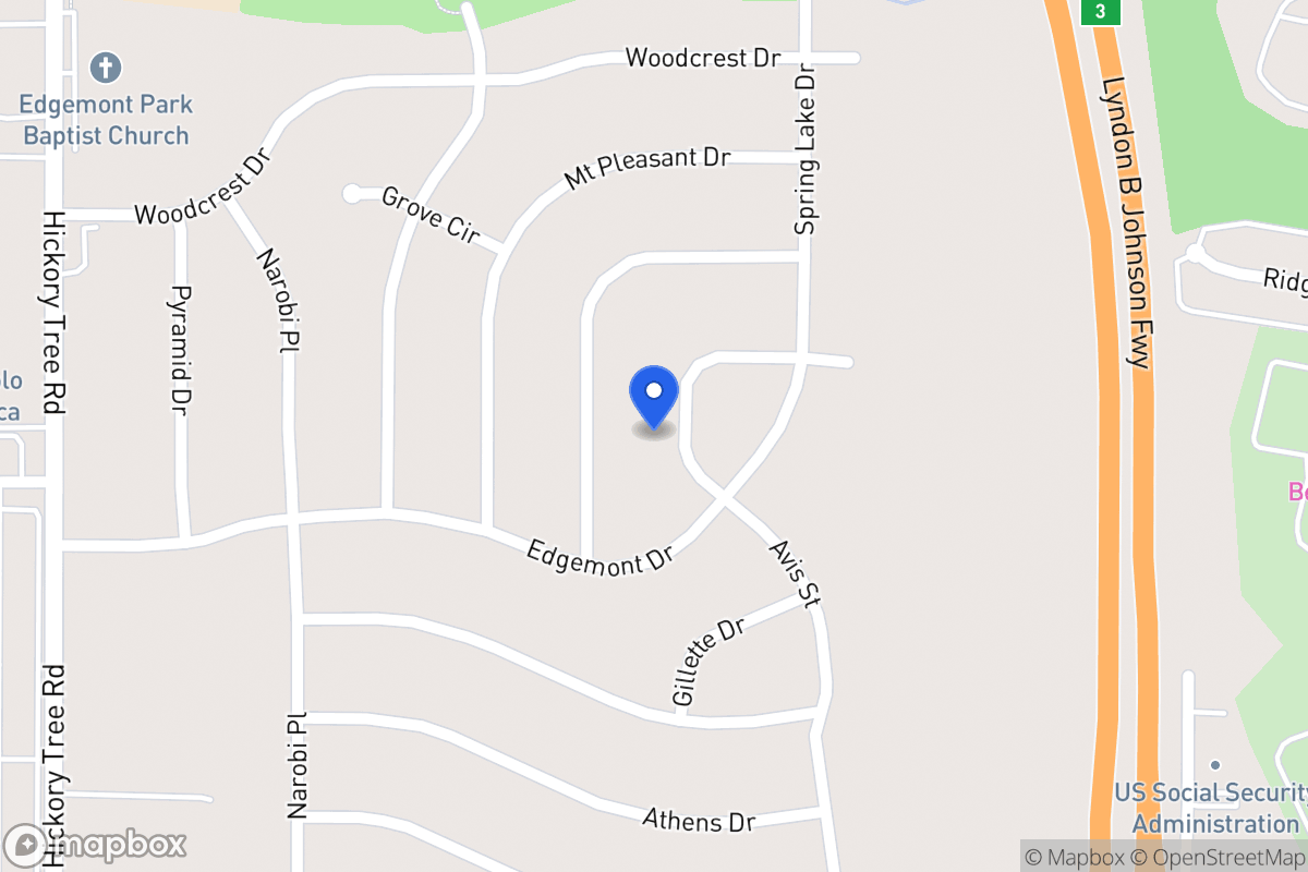 Map of 2037 Avis Cir